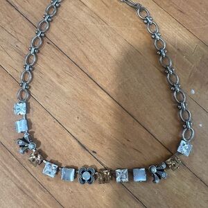 Mariana elegant Silver and Gold Necklace